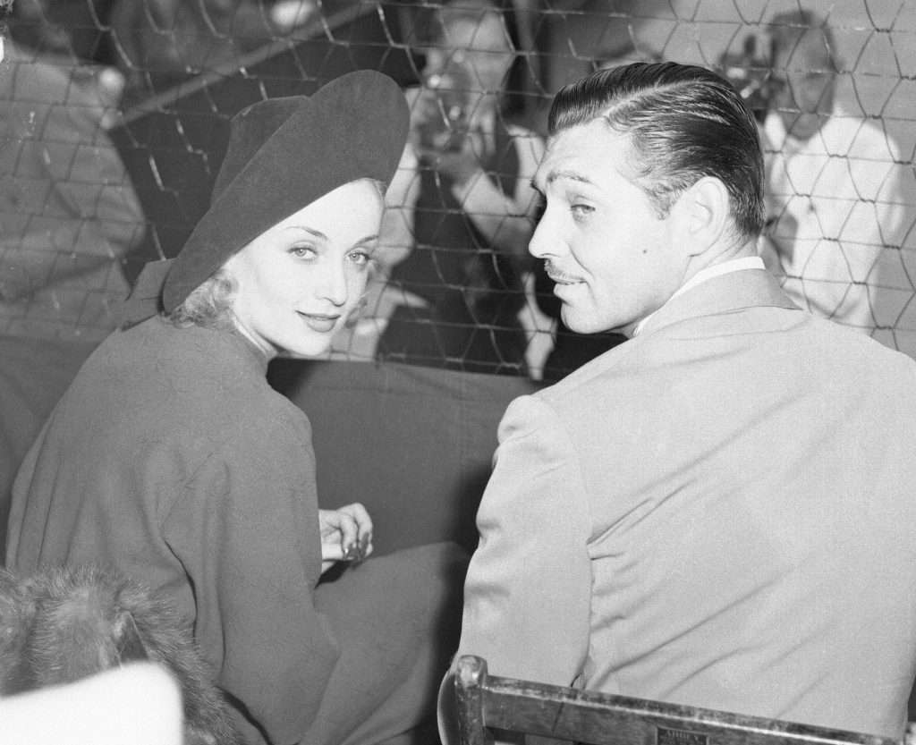 Clark Gable and Carol Lombard at Tennis
