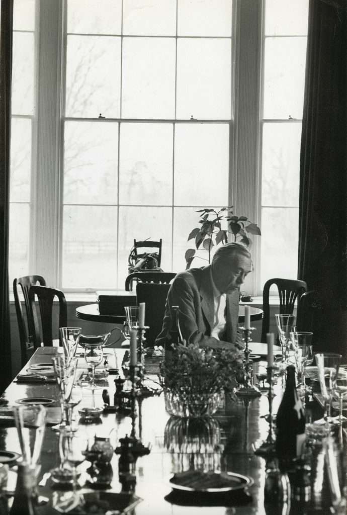 John Huston in his home in Galway