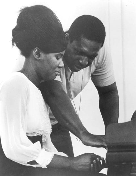 Alice and John coltrane