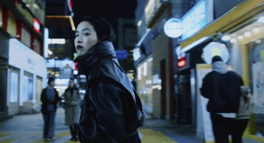 Return to Seoul black trench coat