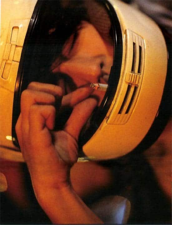 Takeshi Kaneshiro bike helmet