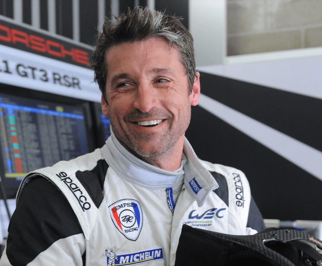 Patrick Dempsey at 24 Hours of Le Mans, 2014. By Jen-Francois Menier.