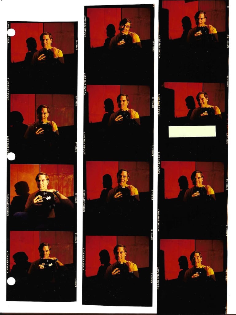 Gus Van Sant contact sheet